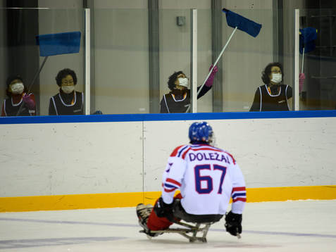 A handout photo made available by the Olympic Information