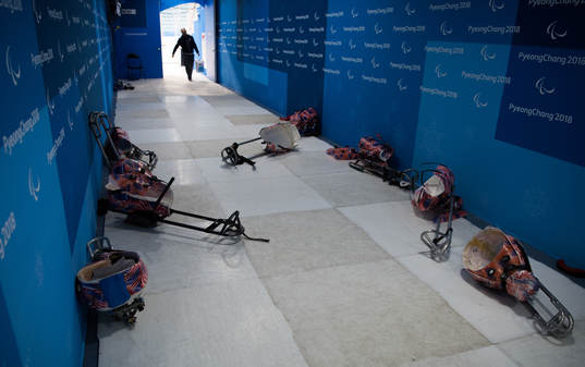 A handout photo made available by the Olympic Information