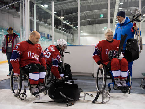 A handout photo made available by the Olympic Information