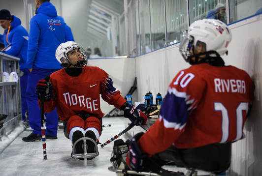 A handout photo made available by the Olympic Information