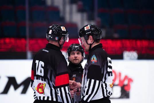 Domare David Bergman, David Laksola och Oscar Leander Olsson