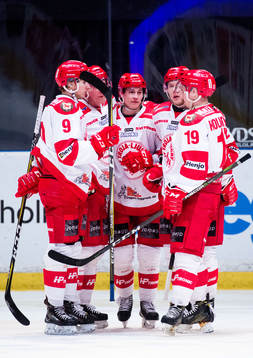 Trojas David Rundqvist och Tor Immo jublar