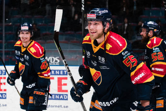 Djurgårdens Alexander Urbom jublar