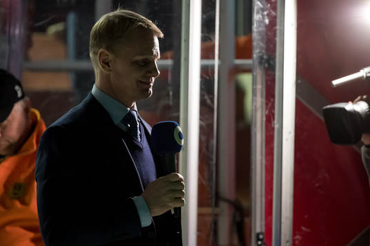 Niklas Wikegård i ishockeymatchen i SHL mellan Mora och