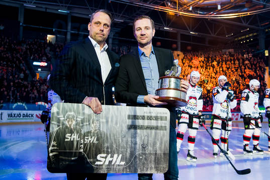 SHL VD Jörgen Lindgren och Växjö sportchefen Henrik
