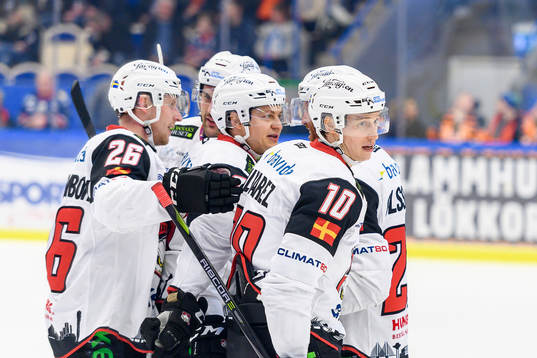 Malmö Redhawks Robin Alvarez jublar