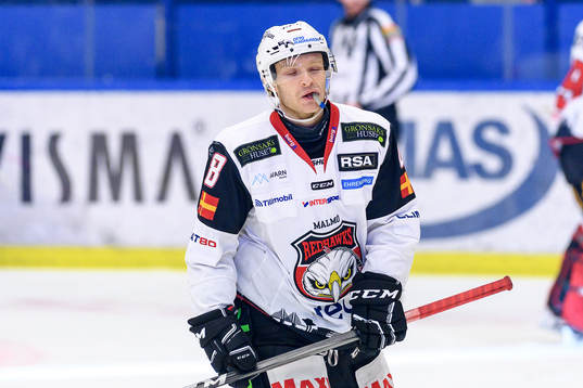 Malmö Redhawks Johan Olofsson deppar
