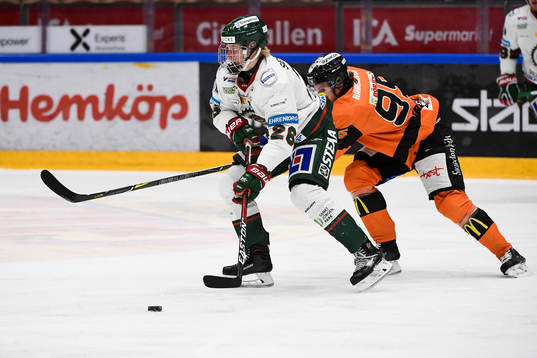 Frölundas Rasmus Dahlin och Karlskronas Carl Persson