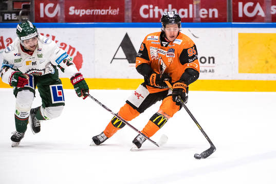 Frölundas Ponthus Westerholm  och Karlskronas Carl Persson