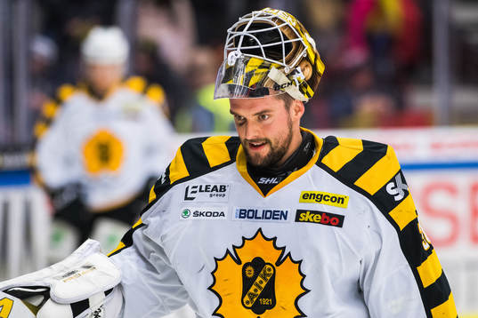 Skellefteås målvakt Gustaf Lindvall