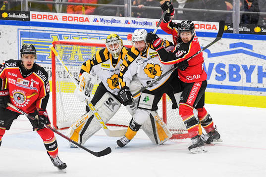 Skellefteås Jonatan Berggren och Luleås Johan Forsberg