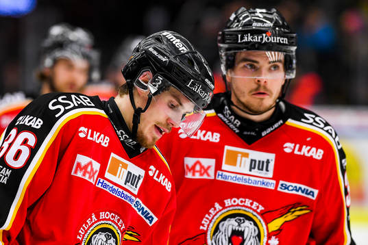 Luleås Emil Larsson deppar