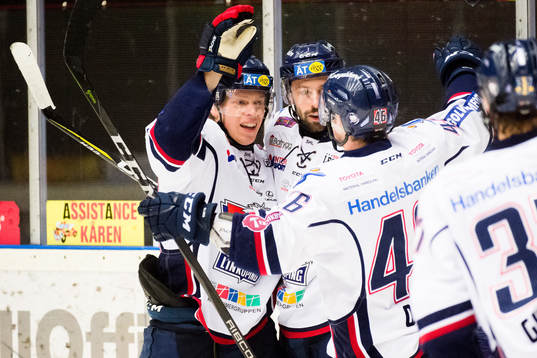 Linköpings Ken André Olimb och Daniel Olsson Trkulja