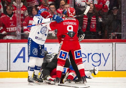 Timrås Didrik Strömberg i bråk med Leksands Martin