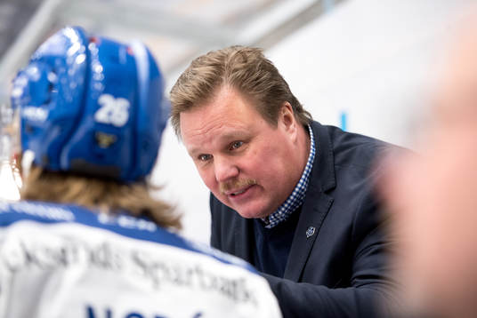 Leksands tränare Leif Carlsson