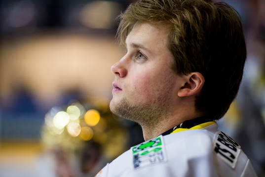 Goaltender Jonas Wang Wikstøl of Stavanger Oilers