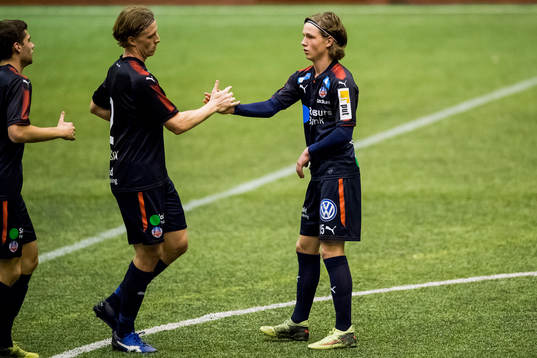 Helsingborgs Max Svensson jublar