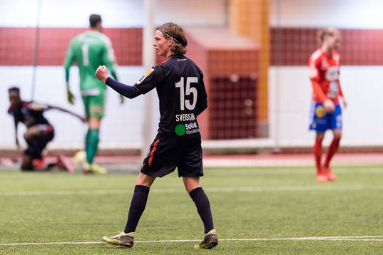 Helsingborgs Max Svensson jublar