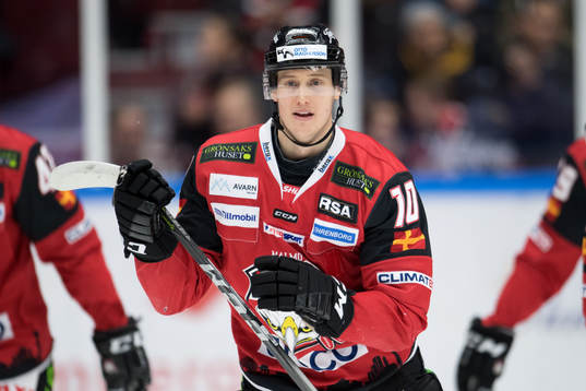 Malmö Redhawks Robin Alvarez jublar