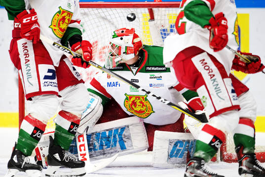 Malmö Redhawks Erik Forssell (ej i bild) gör 4-1-målet