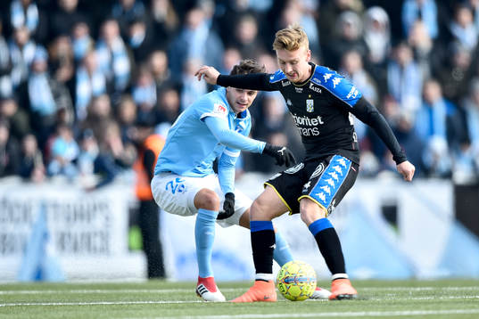 Malmö FFs Andreas Vindheim och IFK Göteborgs Sebastian
