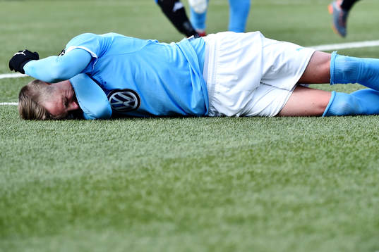 Malmö FFs Sören Rieks ligger ner