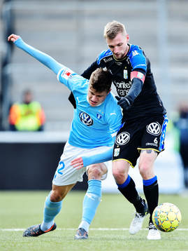Malmö FFs Mattias Svanberg och IFK Göteborgs Sebastian