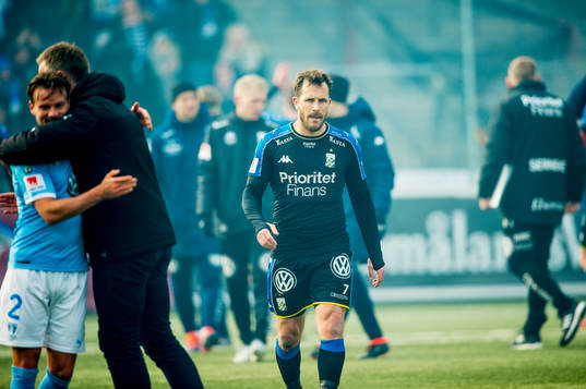 IFK Göteborgs Tobias Hysén deppar