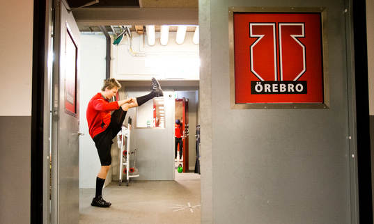 Örebros Ari Gröndahl värmer upp