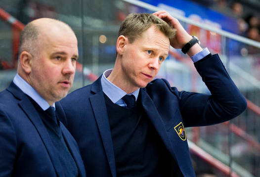 Djurgårdens tränare Robert Ohlsson och assisterande
