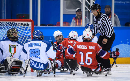 2018 Winter Paralympics, Day 1, Para Ice Hockey, Norway -