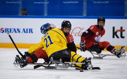 2018 Winter Paralympics, Day 1, Para Ice Hockey, Canada -