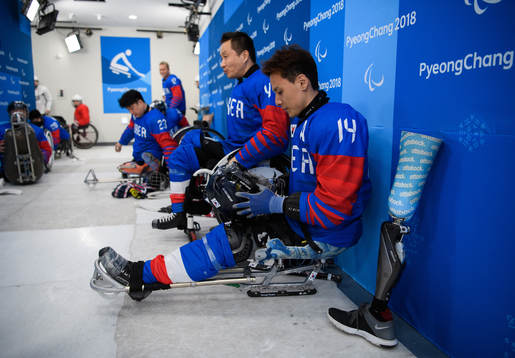 2018 Winter Paralympics, Day 1, Para Ice Hockey, Korea -