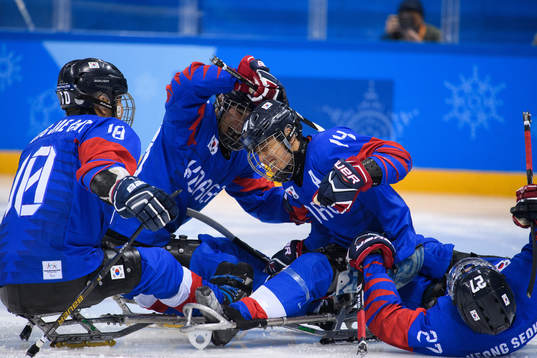 2018 Winter Paralympics, Day 1, Para Ice Hockey, Korea -