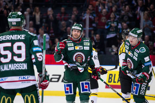 Frölundas Jan Mursak jublar