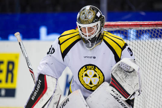 Brynäs målvakt Linus Fernström