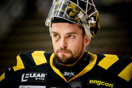 Skellefteås målvakt Gustaf Lindvall
