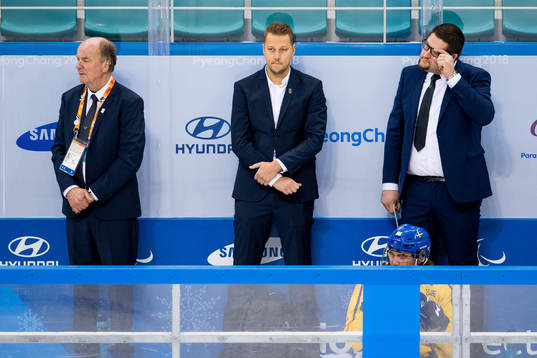 Timo Lahtinen, assistant coach, and Erik Vikström, head