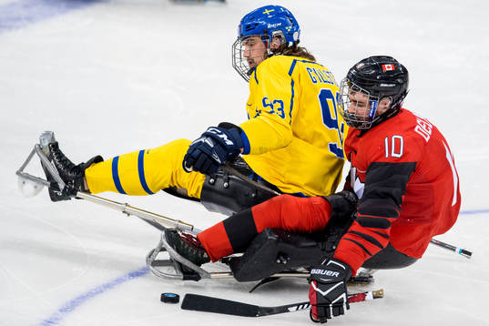 Maximilian Gyllsten of Sweden and Ben Delaney of Canada