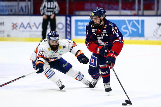 Linköpings Adam Ginning och Växjös Linus Fröberg