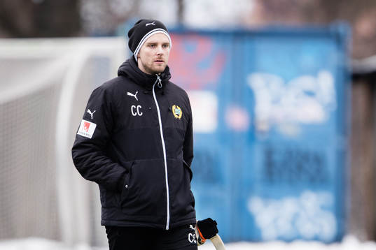 Hammarbys målvaktstränare Christoffer Cylvén