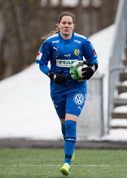 Hammarbys målvakt Caroline Forsgren