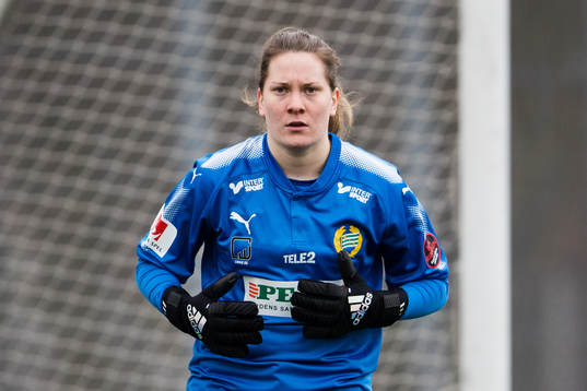 Hammarbys målvakt Caroline Forsgren