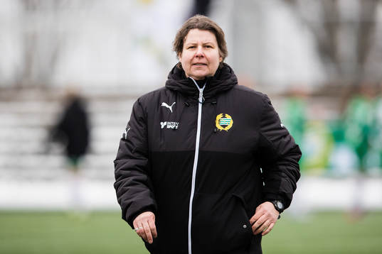 Hammarbys tränare Ann-Helén Grahm