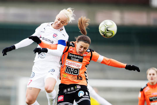 Rosengårds Caroline Seger och Kristianstads Alice Nilsson