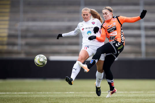 Rosengårds Lisa-Marie Utland  och Kristianstads Hanna