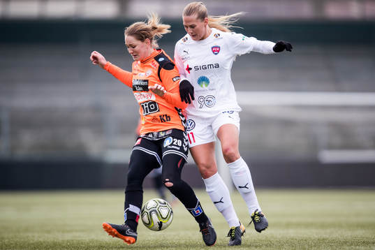Kristianstads Mia Carlsson och Rosengårds Lisa-Marie