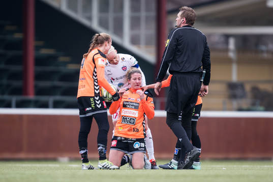 Kristianstads Becky Edwards blöder