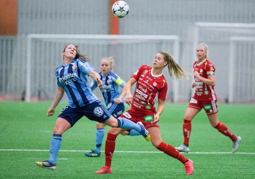 Piteås Nina Jakobsson och Djurgårdens Kim Sundlöv