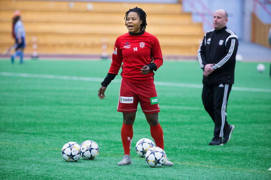 Piteås Faith Ikidi och Stellan Carlsson
